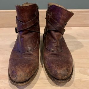 Frye Jayden Cross Strap ankle boots